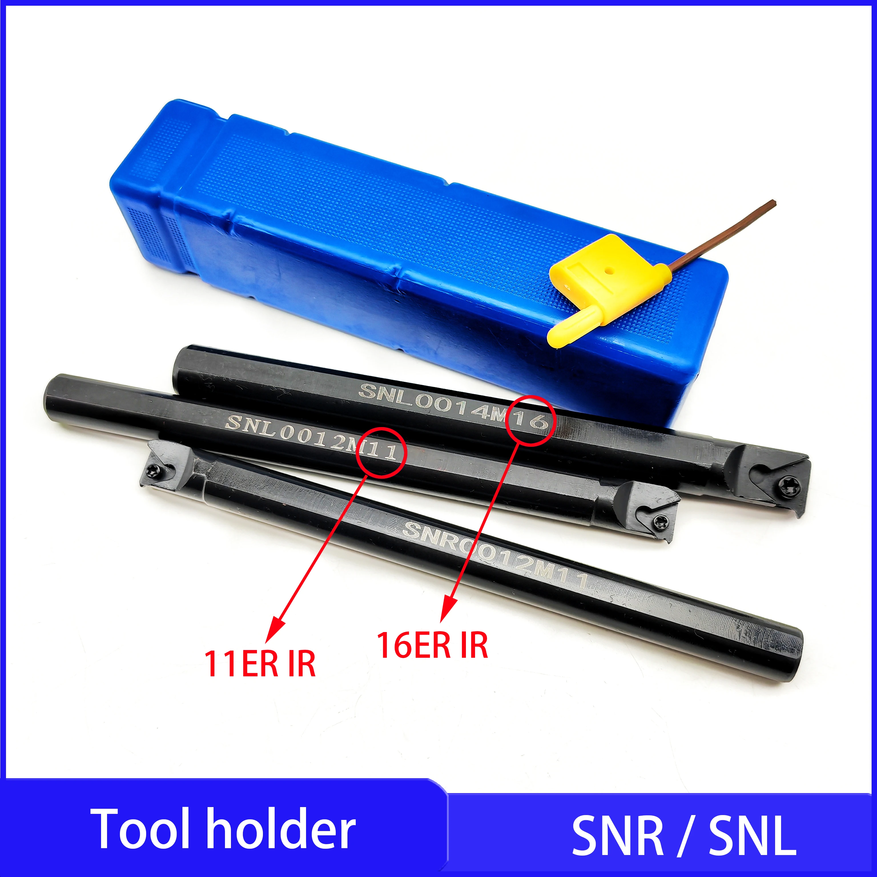 CNC machine tool holder SNR SNL 11 16 22 is suitable for internal thread machining with 11 16 22ER IR inserts respectively