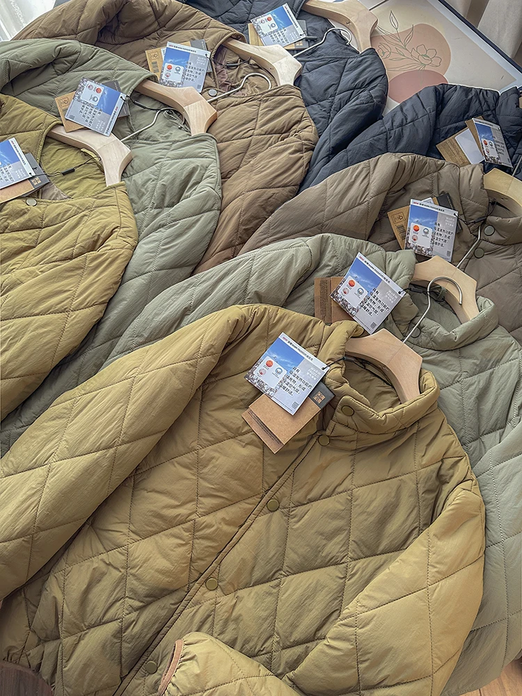 

Высокоэффективный теплый хлопковый жилет с винтажной строчкой, укороченный, для пар, с длинными рукавами, китайский бренд, весенний сезон