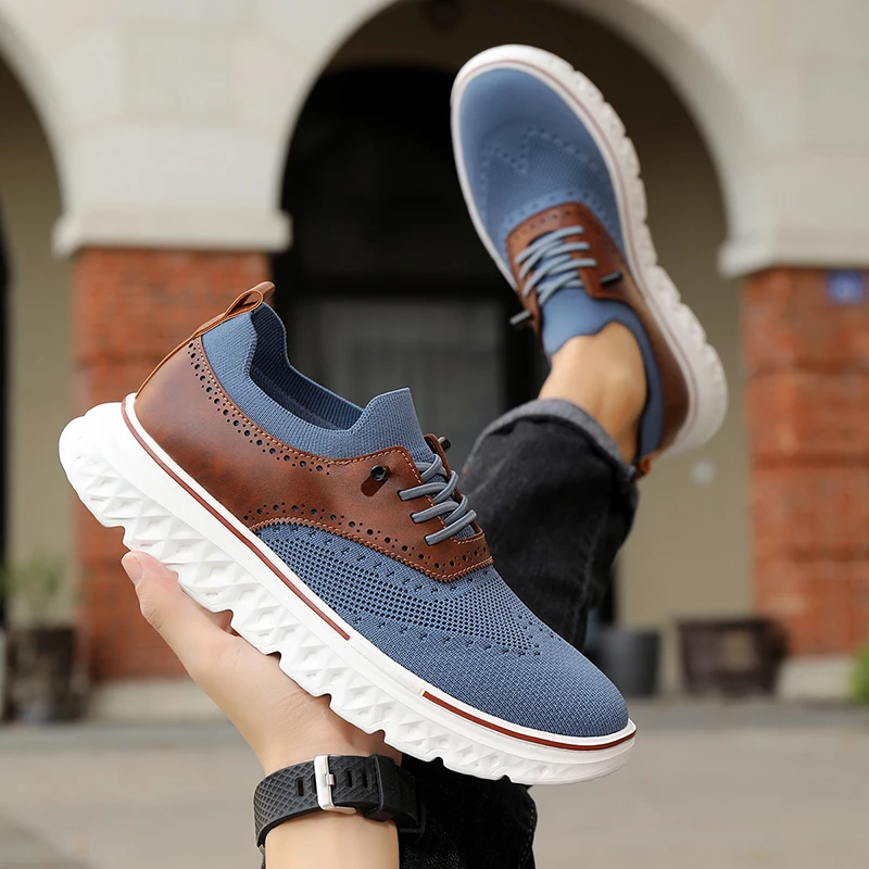 

Повседневная мужская обувь, весенне-летняя дышащая прогулочная обувь, легкие низкие кроссовки, мужская модная спортивная обувь
