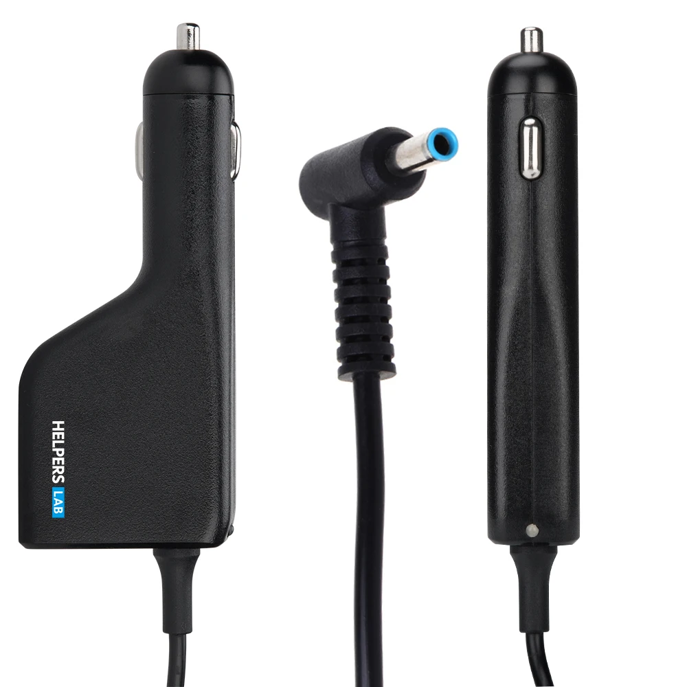 19.5V 3.33A Blue Tip Car Adapter Charger For HP Pavilion Envy Chromebook Pavilion TouchSmart EliteBook Folio probook Stream X360