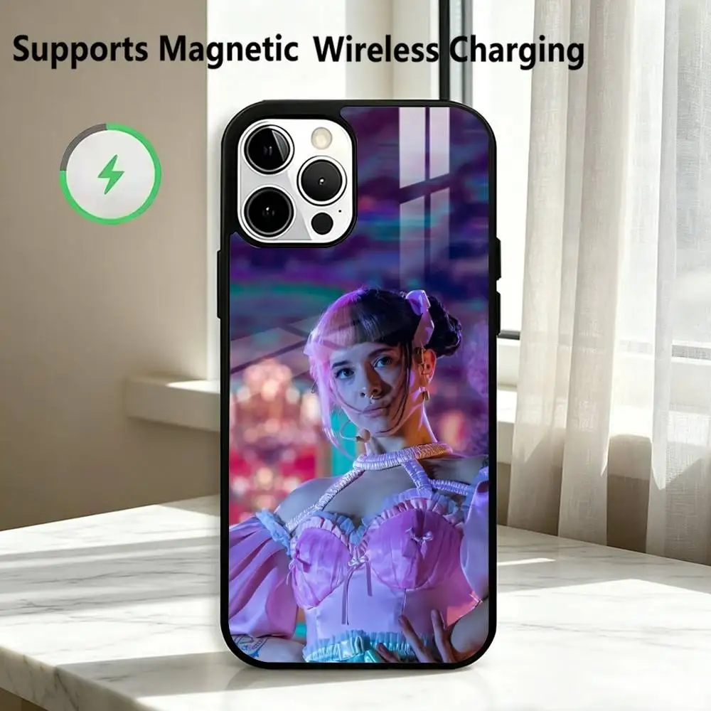 Melanie-E Martinez Singer   Phone Case For iPhone17,16,15,14,13,12,11 Plus,Pro Compatible with magnetic wireless charging