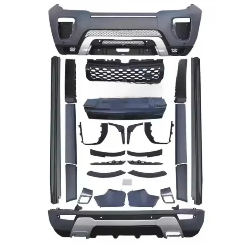 

Rang-Rove Evoque 2010-2015 Facelift Bodykit Front/ Rear Bumper Upgrade Conversion Body Kit 2016-2019 up Models