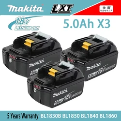 100% original Makita 18v battery 9.0Ah BL1860 BL1850B BL1850 BL1840 BL1830 battery and charger 18v replacement power tool batter