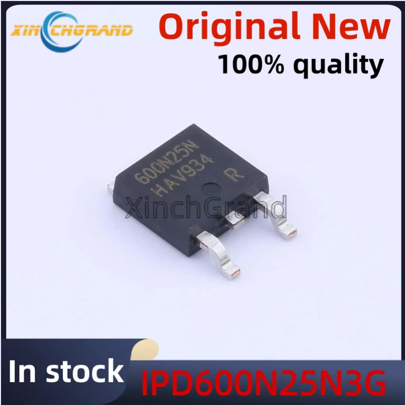 New Original IPD600N25N3G IPD600N25N3 IPD600N25N3GATMA1 TO-252-3  Field effect transistor MOSFET N-channel 250V 25A