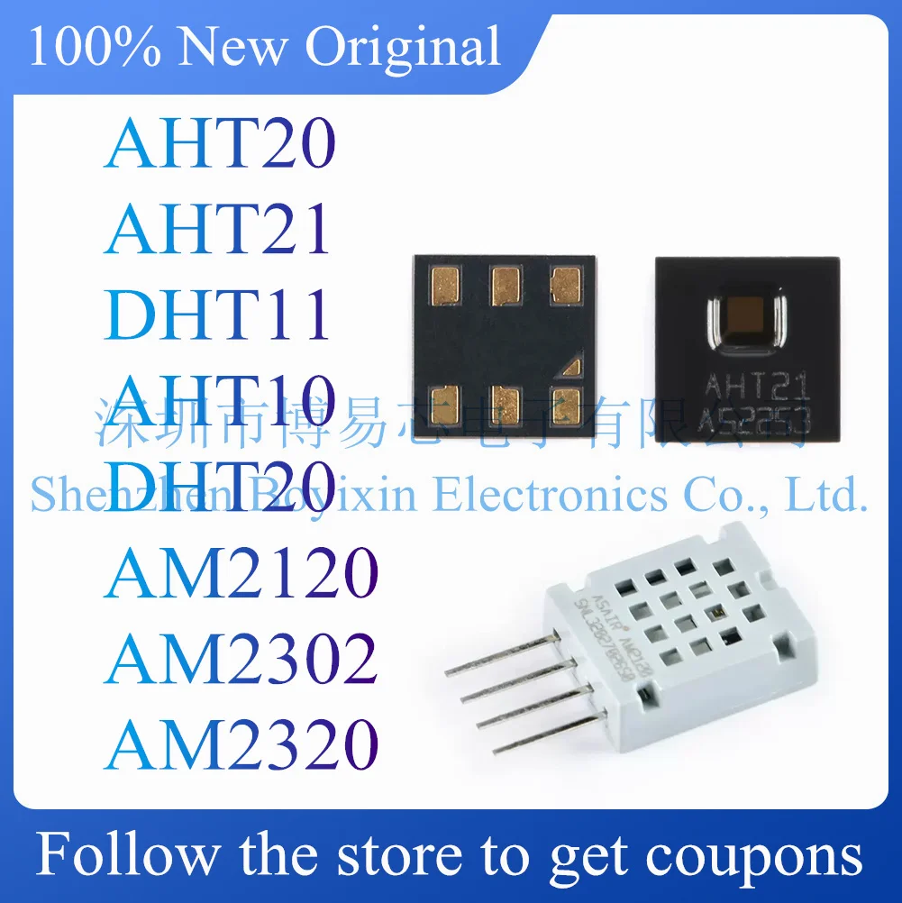 NEW AHT20 AHT21 DHT11 AHT10 DHT20 AM2120 AM2302 AM2320 Original Product