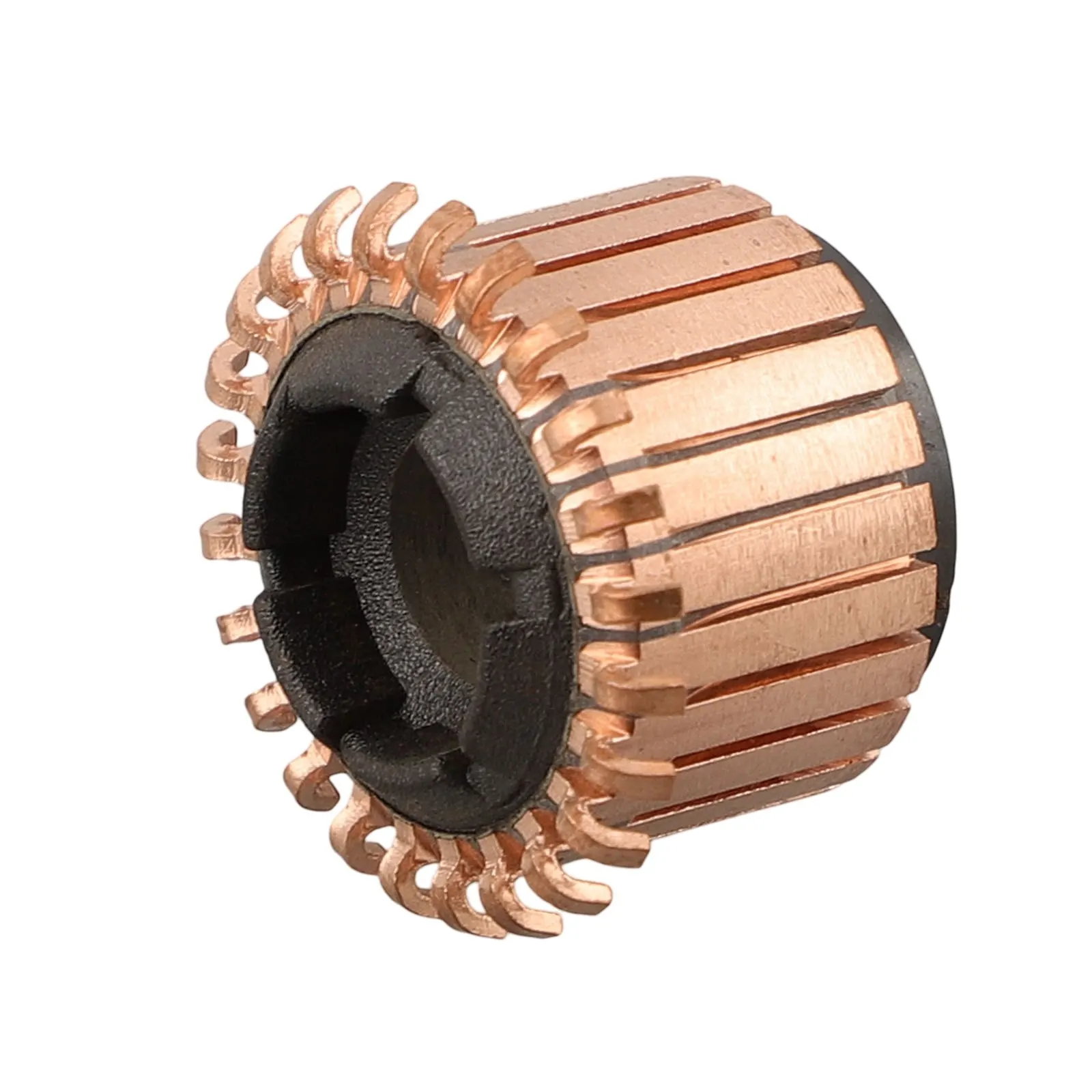 Reliable Copper Hook Type Electrical Motor Commutator for High Speed Rotations (Size 22 65 x 9 5 x 15(18 8)mm 24P)