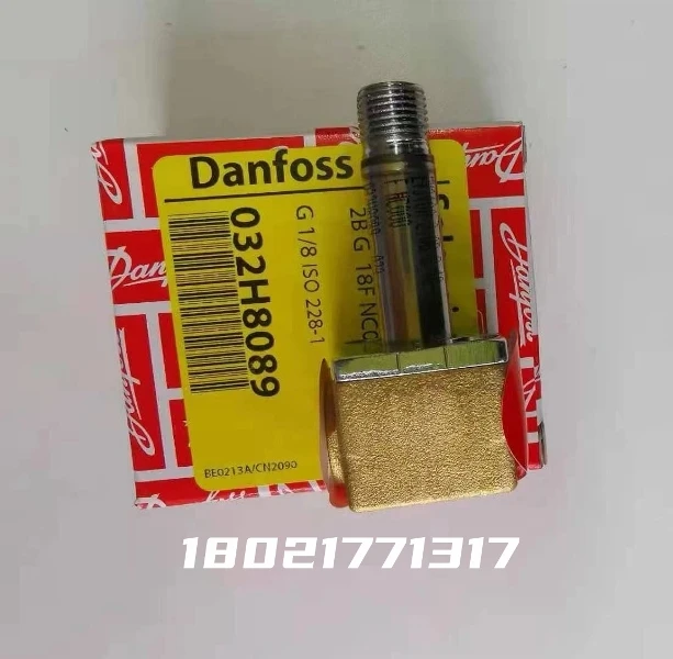 Danfoss EV310A Direct Acting Two Position Three Way Compact Electromagnetic Valve Normally Open And Normally Closed Brass Body