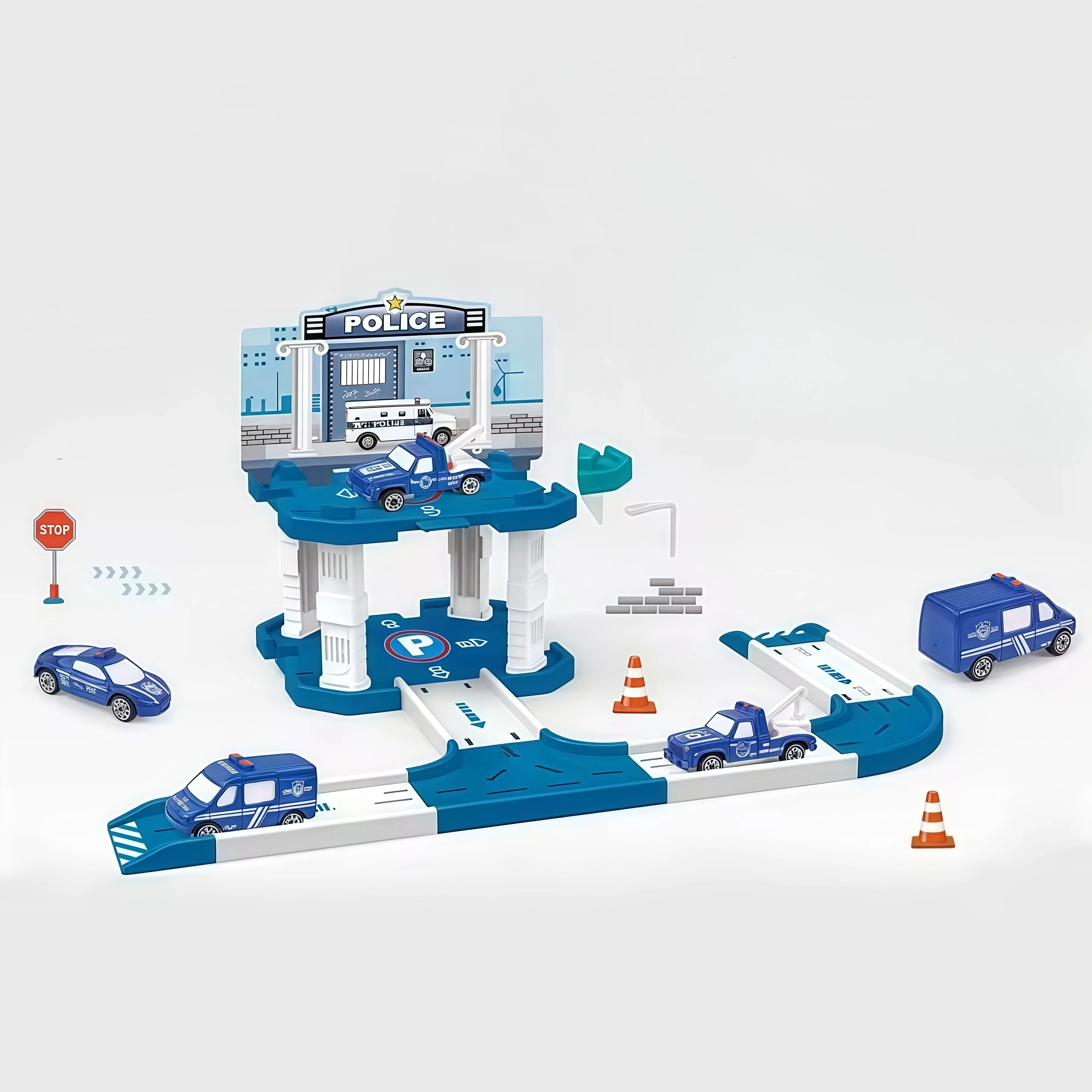 

Creative Style Building Set 18Pcs Four Different Art Styles Includes Random Car Models Hands-On Toys Suitable for Christmas Halloween Gifts Gift Filler