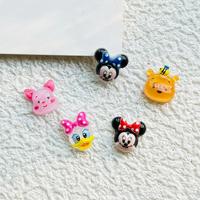 50 Pcs New Kawaii Cartoon animal Resin Flat Back Scrapbook Figurine DIY Bow Decor Manicure Accessories Crafts A91