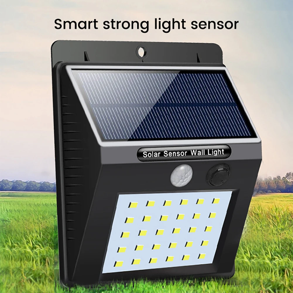 Lampes de sécurité solaires à détecteur de mouvement sans fil, lampes de sécurité étanches IP65, 3 modes, lampe murale LED ultra lumineuse, extérieur