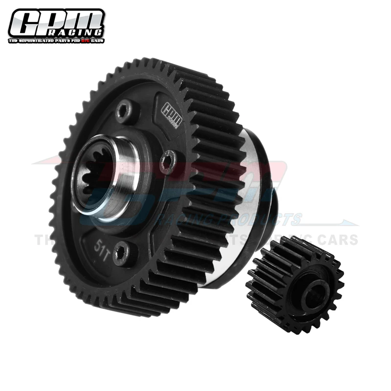 GPM Carbon Steel +7075 Alloy Center Complete Differential For TRAXXAS X-Maxx XRT