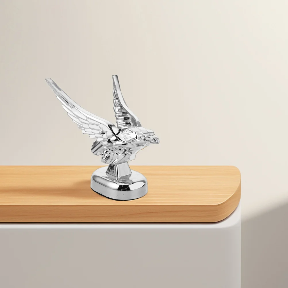 

2pcs Universal 3D Eagle Hood Ornament Car Exterior Decoration Dash Accessory Vehicle Roof Automotive Sticker Unique Durable