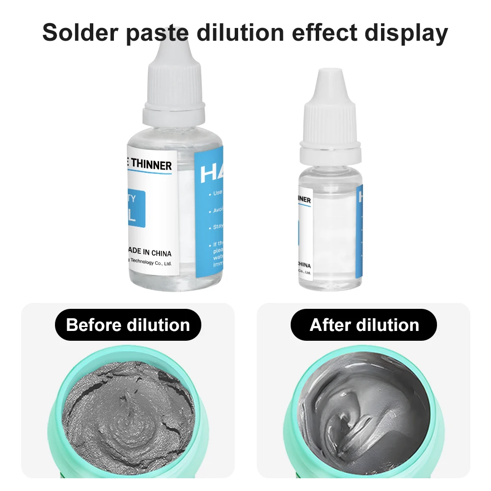 معجون لحام SMT من المصنع أرق، تعديل معجون اللحام، ترقق، ناعم، استعادة معجون اللحام إلى الدولة الأصلية #2