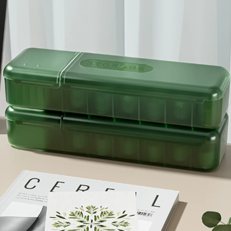 حافظة منظم كابلات البيانات الشفافة، منظم بطاقات مقاوم للغبار مع صندوق تجميع غطاء للمكتب والمنزل #2