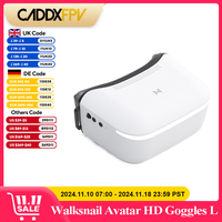 Caddx Walksnail Avatar HD Goggles L 1920x1080 4.5 Inch 4km Distance Head Tracking for RC Cars FPV Drones Fixed-wing