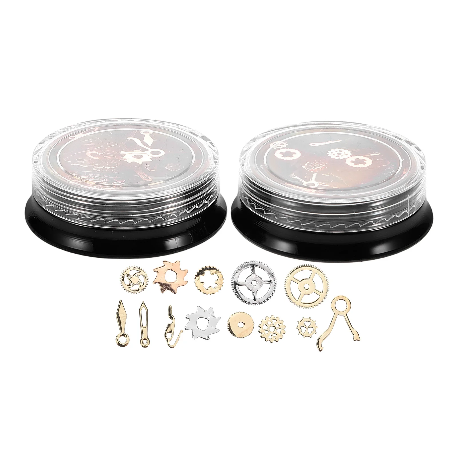 

2Pcs Nail Charms Steampunk Alloy Gear Rivet Design Vintage Punk Nail Art Decorations for Manicure DIY Accessories