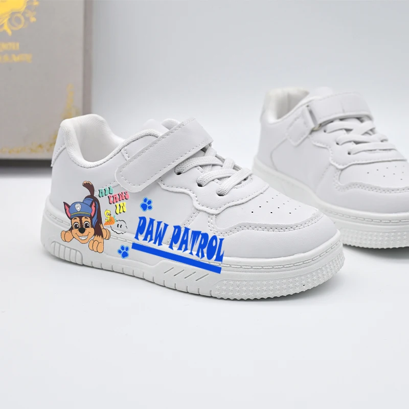 Jungen Paw Patrol Cartoon Freizeitschuhe, neue rutschfeste Kindersneaker, niedliche weiße Sportschuhe, atmungsaktive Outdoor-Schuhe für Babys und Kinder – Detail 3
