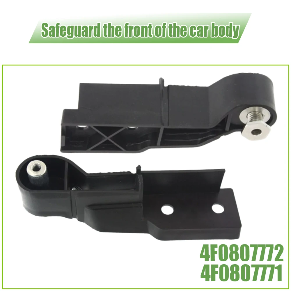 Pair Left Right Front Bumper Bracket Mount Support Guide Bracket Retainer for Audi A6/A6 Quattro/S6 2007-2011 4F0807771