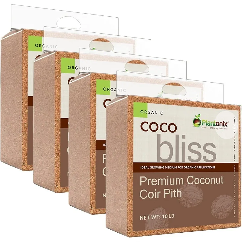 

Organic Coco Coir for Plants - Coconut Fiber Substrate Mixes with Potting Soil for Indoor Plants & Outdoor Plants