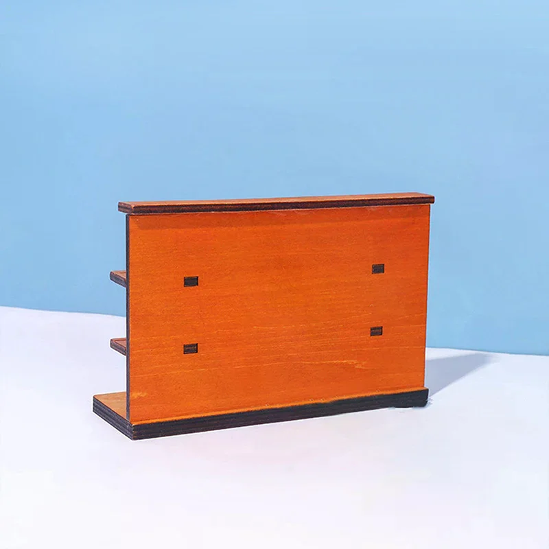 Estantería en miniatura para casa de muñecas, tablero de fondo de pared, modelo, muebles, accesorios para decoración de casa de muñecas, juguetes para niños, regalo, 1:12