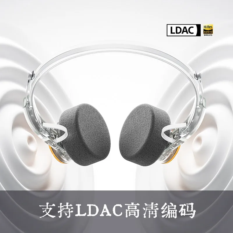 FiiO EH11 Real Wood Bluetooth 6.0 Headphones Retro Over-Ear LDAC Hi-Res Audio Wireless Gaming Headset Low Latency Audiophile