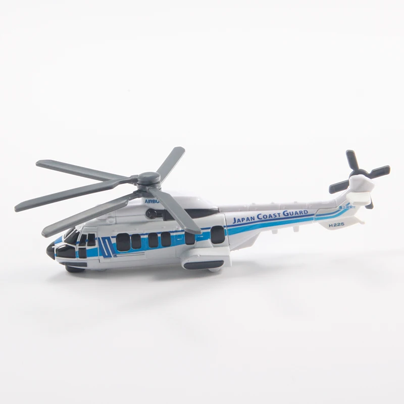 TAKARA TOMY Tomica NO.137 Japanese Guard Super Puma Helicopter Scale 1/124 Mini Die-cast Alloy Car Model Children's Toy Gift