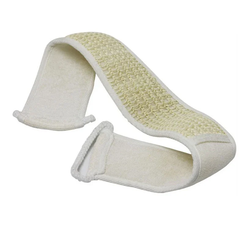 Depurador EXFOLIANTE SUAVE Natural Loofah correa de espalda cepillo de baño ducha de espalda masaje Spa esponja exfoliante PARA CINTURÓN DE BAÑO