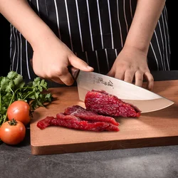 Meat Cleaver Kitchen Knife Stainless Steel Boning Butcher Knife Fish Vegetables Slicing Chef Knife Engraving