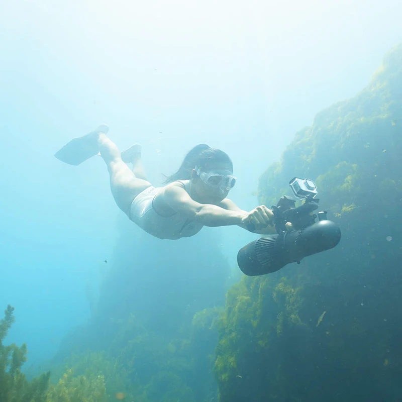 NEW Design  Long Endurance Underwater Scooter Electric SUP Board Motor Booster  Fin with Remote Control