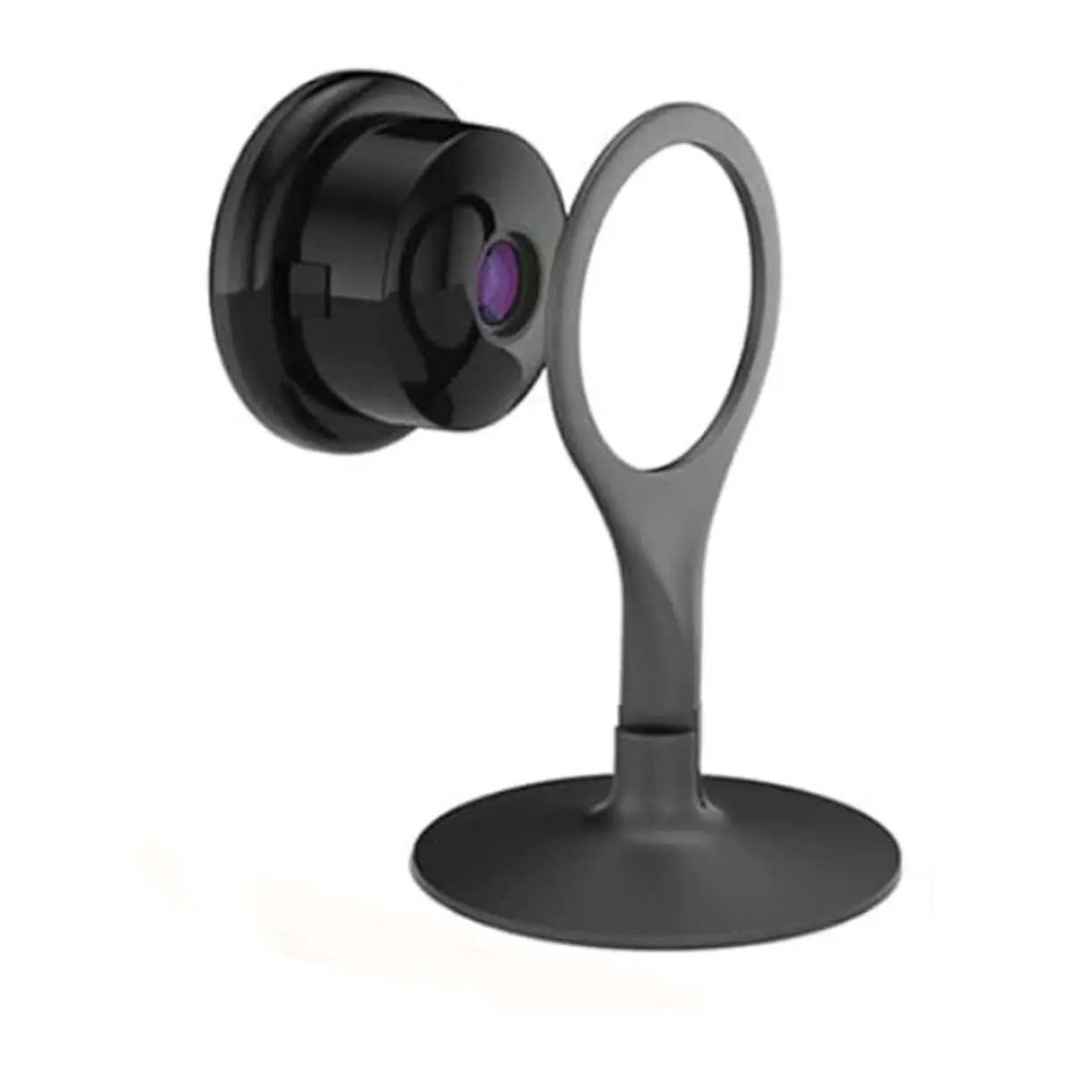 Happy New-  Magnetic Mount Stand for Nest Indoor Camera, Metal Base 360-Degree Rotation for Home Security and Indoor Monitoring