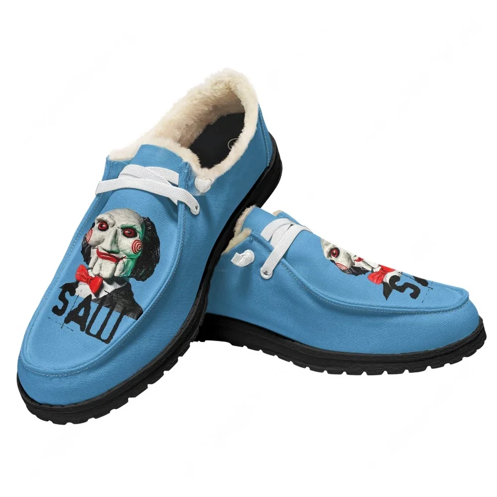 

Saw Velvet Flat Shoes Mens Womens Warm Casual Shoe Indoor Outdoor Lightweight Shoes Fashion Patterns Text Custom Made Footwears