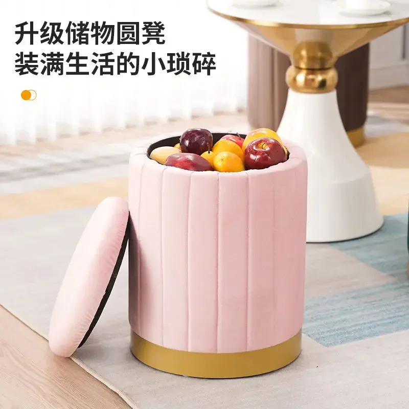 

Small Makeup Stools Light Luxury Makeup Chairs Nail Beauty Stools Simple Modern Living Room Furniture Fairy Princess Ottomans