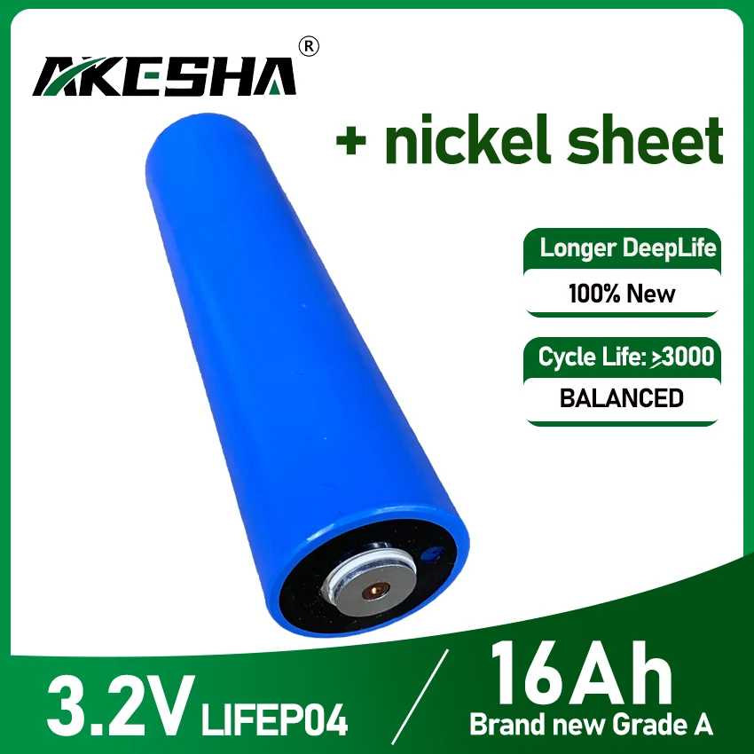 3.2V 15Ah Lifepo4 Battery 12V 24V 36V 48V 20Ah 30Ah 33140 Deep 5000 cycle times cylindrical battery rechargeable battery