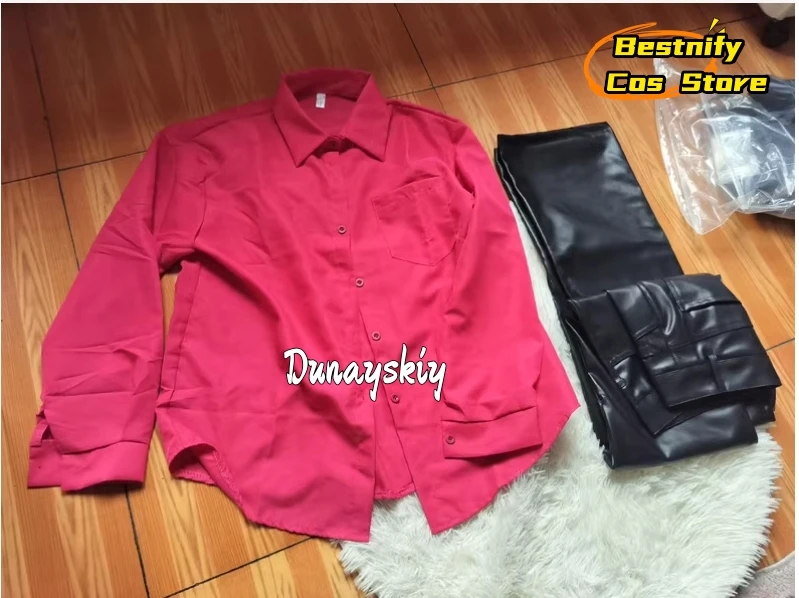 ALIEN STAGE Till Cosplay Costume Till Small Card Role-play Uniform Short Biker Jacket With Black Beret Set Anime Party  Clothing