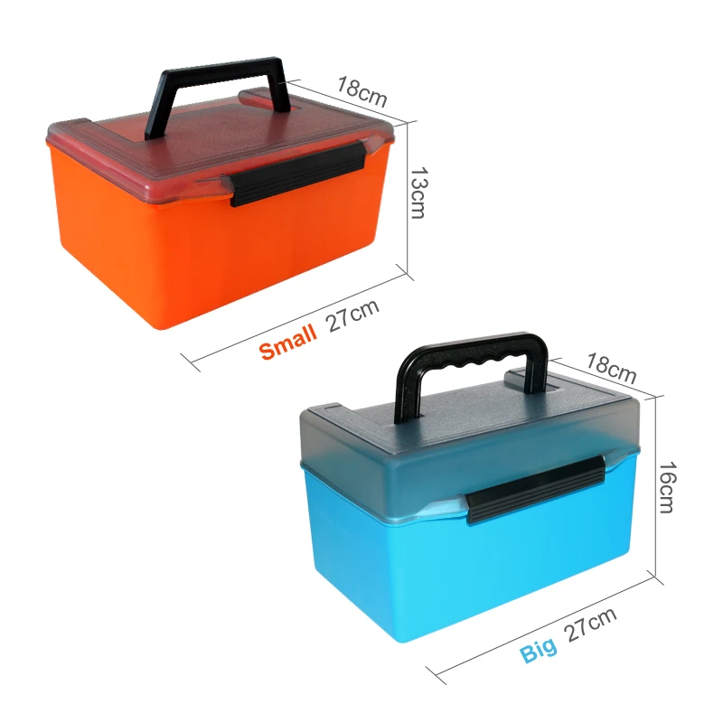 Fishing Tackle Box Squid Jig Organizer Boxes Webfoot Octopus Egi Plastic Storage Box Minnow Hard Bait Container Sea Tool Case