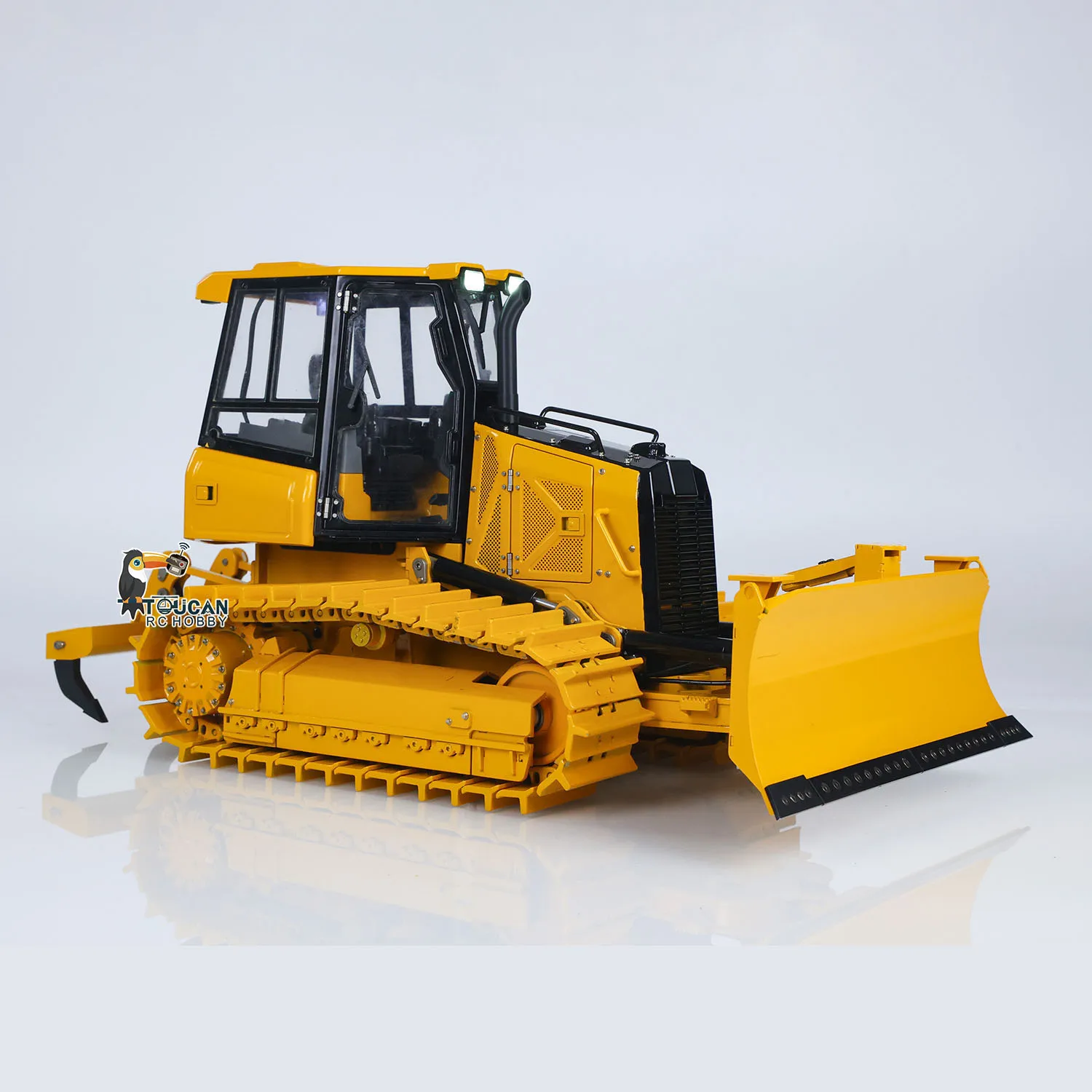 RC Bulldozer 1/12 hidráulico D3 RTR camión de construcción con Control remoto ST8 sistema de luz de sonido sin escobillas RC Dozer juguete modelo regalos