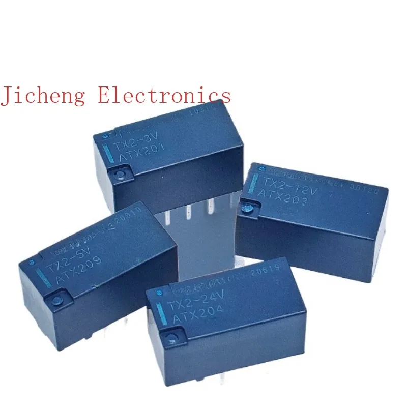 

10PCS TX2-3V TX2-5V TX2-12V TX2-24V two open and closed, relay 2A8 feet new original