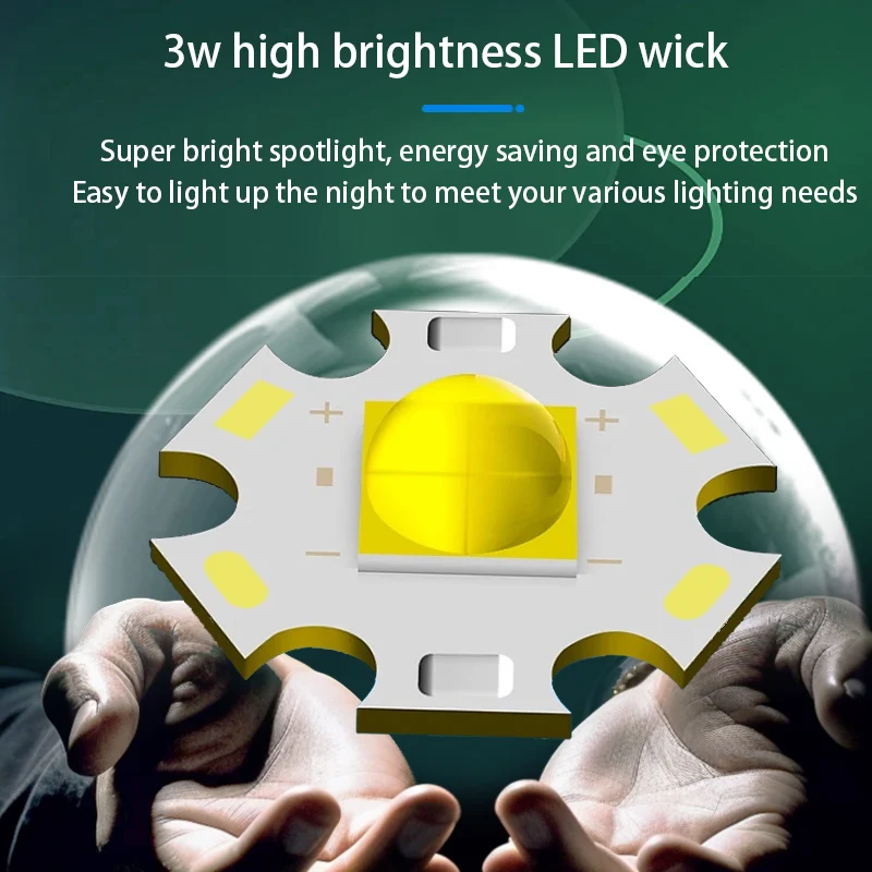 Multi Functional Hand Torch Charging Household Mini LED Solar Power Hand Crank Flashlight