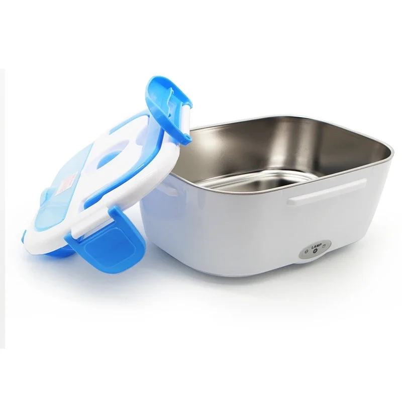 Heating kotak makan siang pemanas listrik portabel untuk mobil dan rumah dengan wadah makanan plastik atau baja