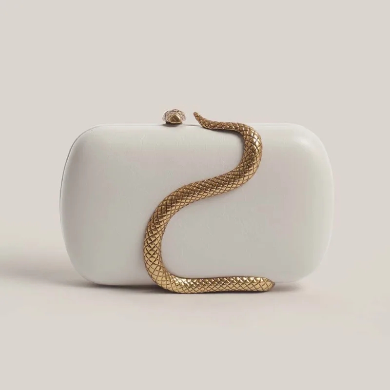 PU Clutch Snake Bag Crossbody Bags for Women Shoulder Bags Fashionable Designer Bag Dinner Bag Purse and Handbags Bolsos Mujer image 5