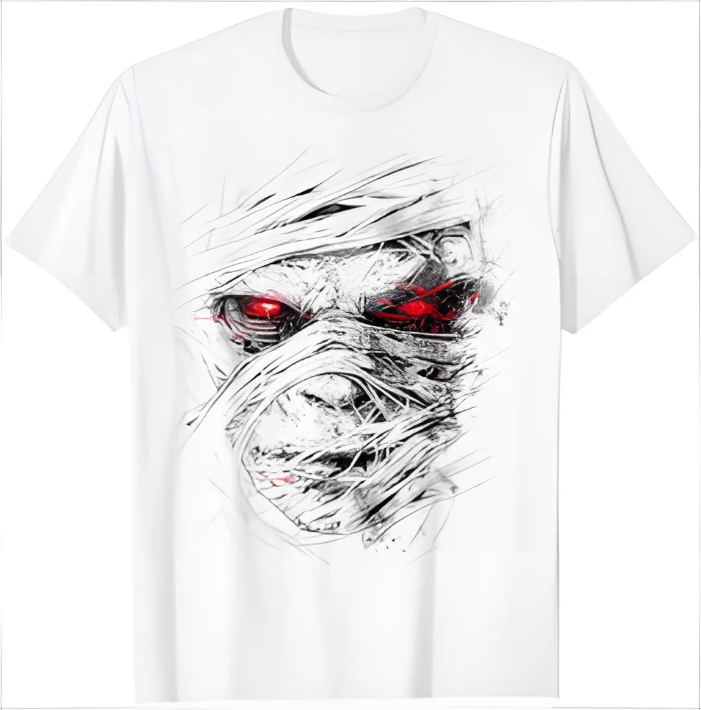 Mummy Costume Halloween Graphic Art Mummy T-Shirt