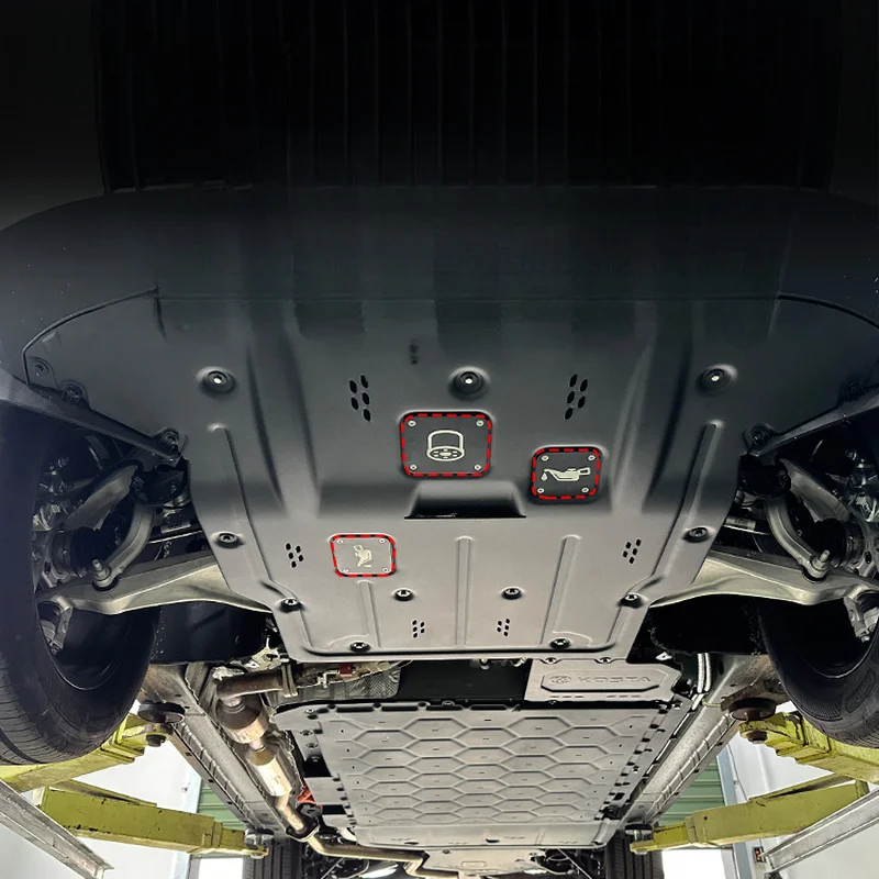 High Quality Full Set Skid Plate Engine Transmission Transfer Case Underbody Guard Exterior Fit SUV Truck Off-Road Heavy Duty