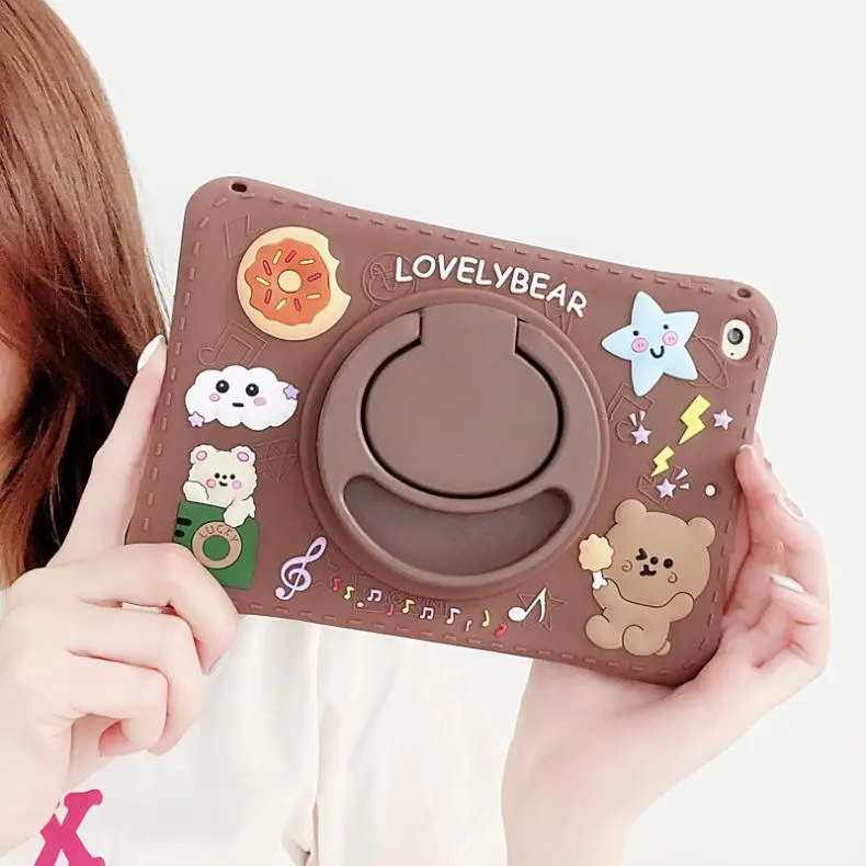 Kids Case For Samsung Galaxy Tab A 8.0 2019 T290 10.1 T510 Tablet Cover Tab A7 Lite 8.7 A9+A11+Plus 11 A8 Stand Shockproof Shell