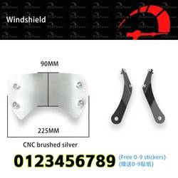 For CB600F HORNET CB1100RS CB190SS CB1300 CB400 SUPER FOUR CB750 Windshield Windscreen Visor Wind Screen Deflector Kit