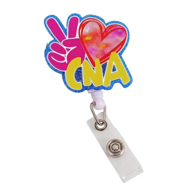 

Cute Badge Reels Retractable Cartoon Retractable Lanyard Clips Badge Clamp For Keys Badges Colorful Reel Clips For Students