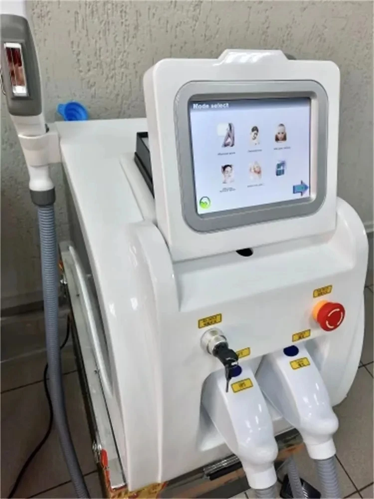 Machine portable 2 en 1 pour épilation, IPL, OPT, L-aser, ND, YAG, détatouage