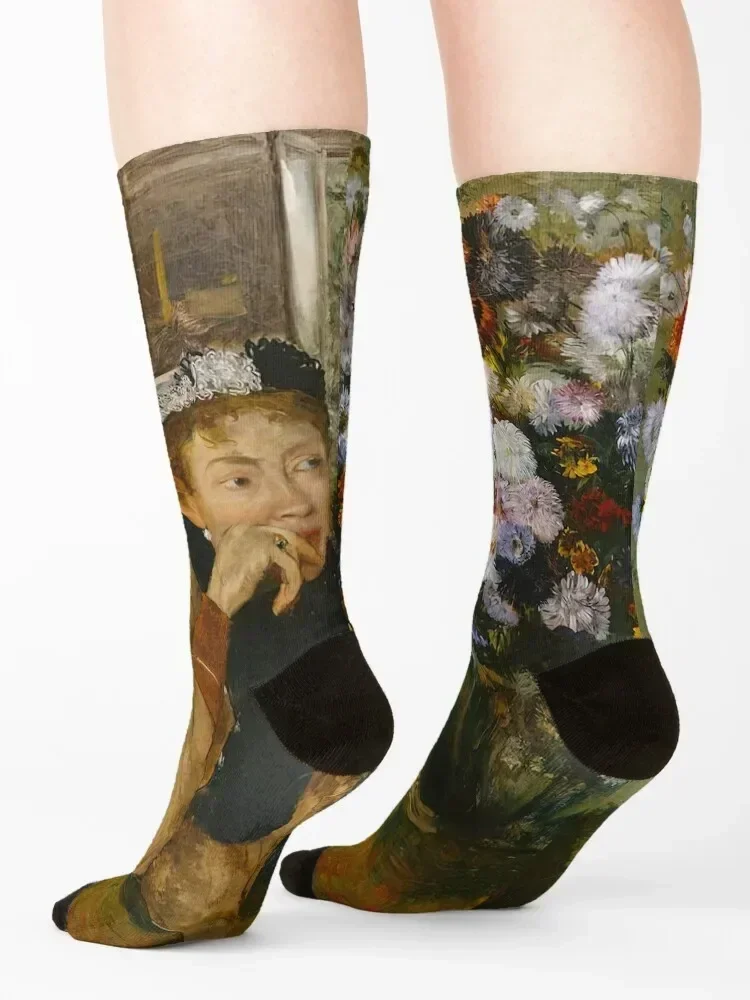 edgar degas art, edgar degas dance, edgar degas paintings Socks winter thermal funny gifts Run Crossfit Socks Male Women's
