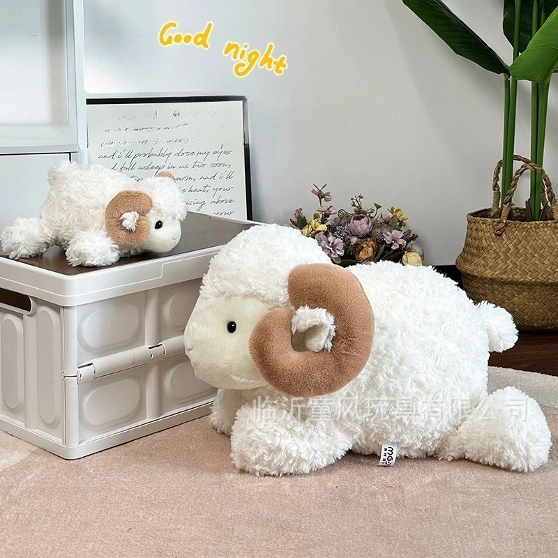 Jouets en peluche de vache et de mouton confortables – Duo câlin pour chambre à coucher et sommeil |   Poupées d'animaux super douces pour le confort et l'entreprise