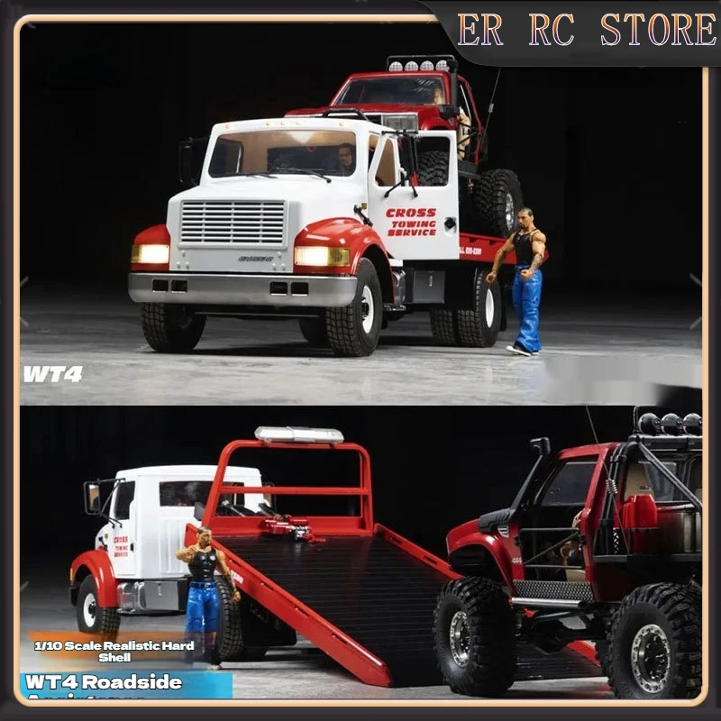 

CROSSRC RC1/10 модель автомобиля с дистанционным управлением WT4 дорожный спасательный автомобиль с твердым корпусом, двухскоростной дифференциальный замок, автомобиль для скалолазания, электрическая игрушка