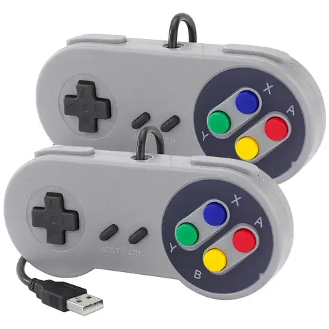 Wired USB Game Controller PC Gamepad Retro Gaming Joysticks Joypad for NESPi RetroPie SNES Games Raspberry Pi